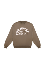 For Horses Need Money Crewneck order at boltranchstore.com