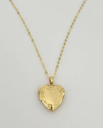 Forever Love Locket Necklace womens valentines gift heart jewelry at bolt ranch store