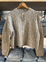 Formica Long Sleeve Crewneck Cardigan full button up cardigan in a knitted cardigan available at boltranchstore.com