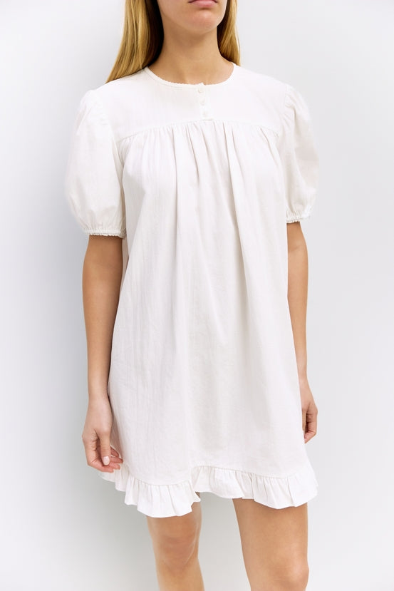 Frankie Babydoll Dress womens white neutral summer dress doen dupe swimsuit coverup western dress with boots music concert outfit country Boltranchstore.com Free Shipping