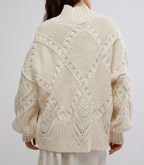 Free People Heart You Pullover Sweater