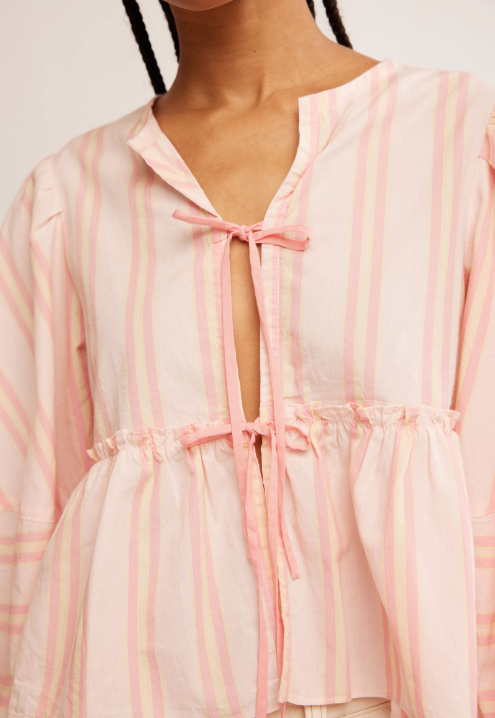 Free People Brunch Babe Blouse