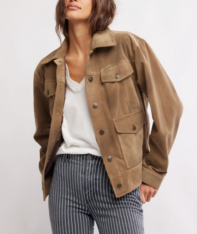 Free People Night Ranch Vegan Jacket