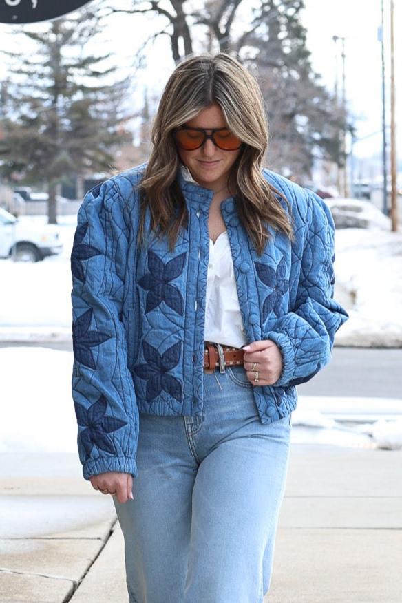 À FERMETURE ÉCLAIR VESTE BOMBER (Blue) | ® E-boutique Officielle À FERMETURE ÉCLAIR VESTE BOMBER (Blue) | ® E-boutique Officielle