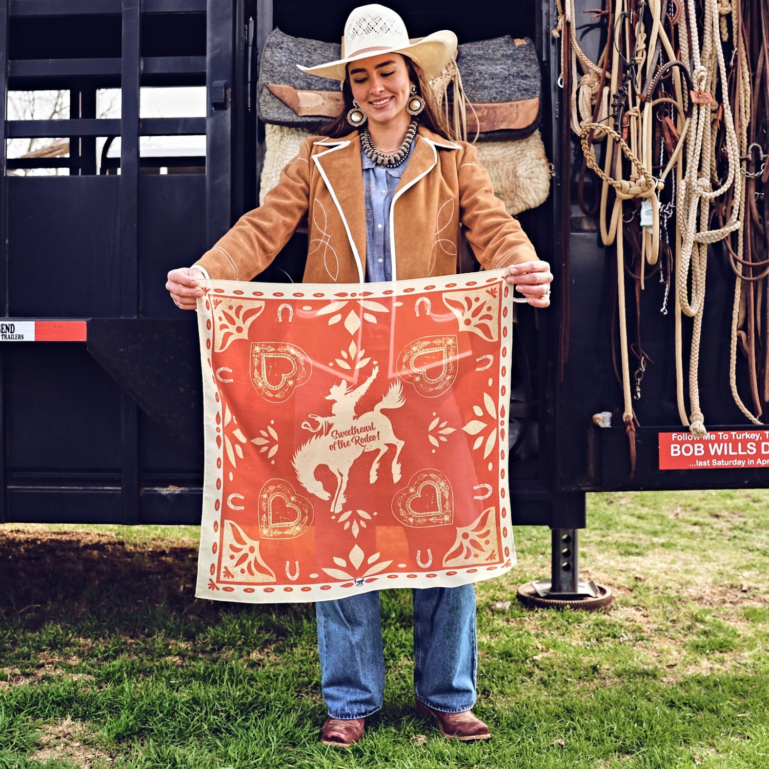 Fringe Sweetheart of The Rodeo Bandana