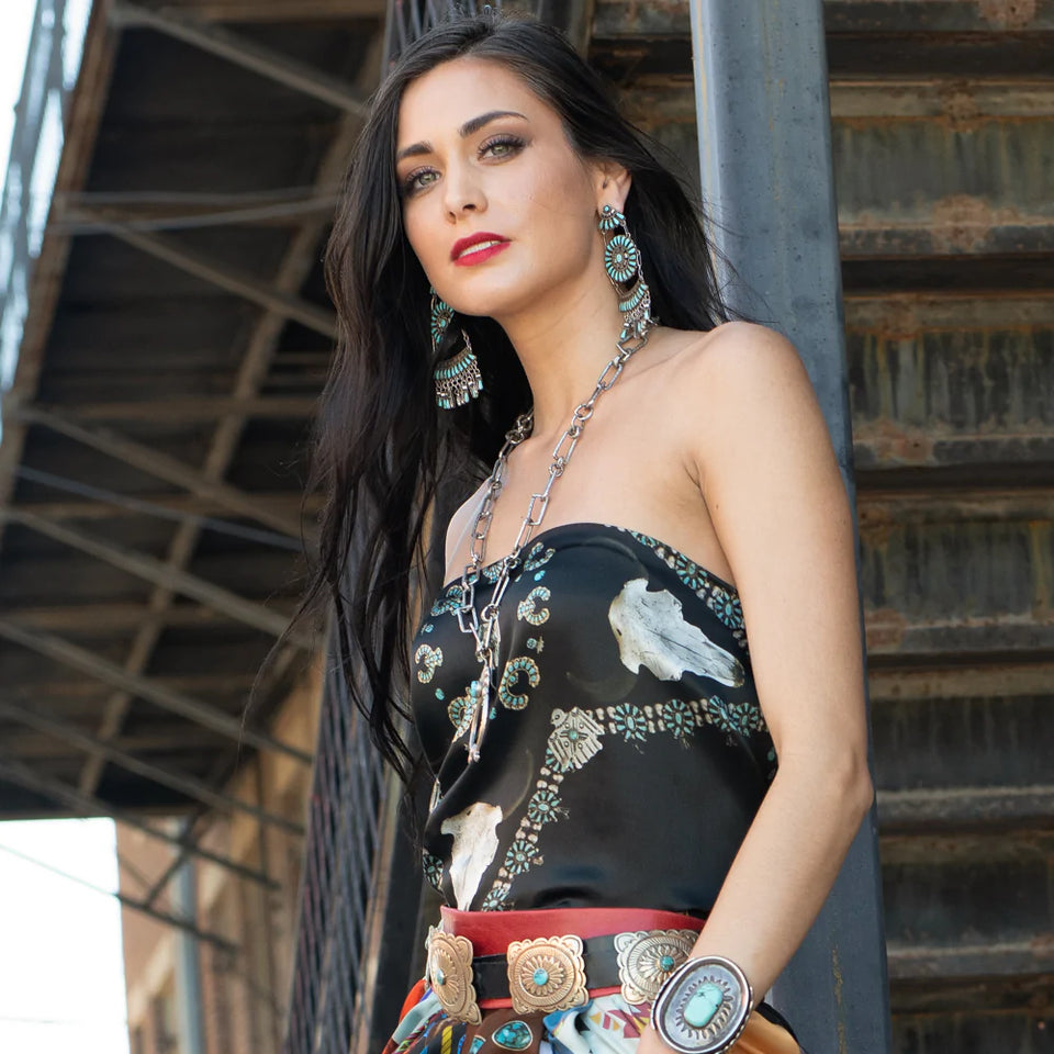 Fringe Squash Blossomed