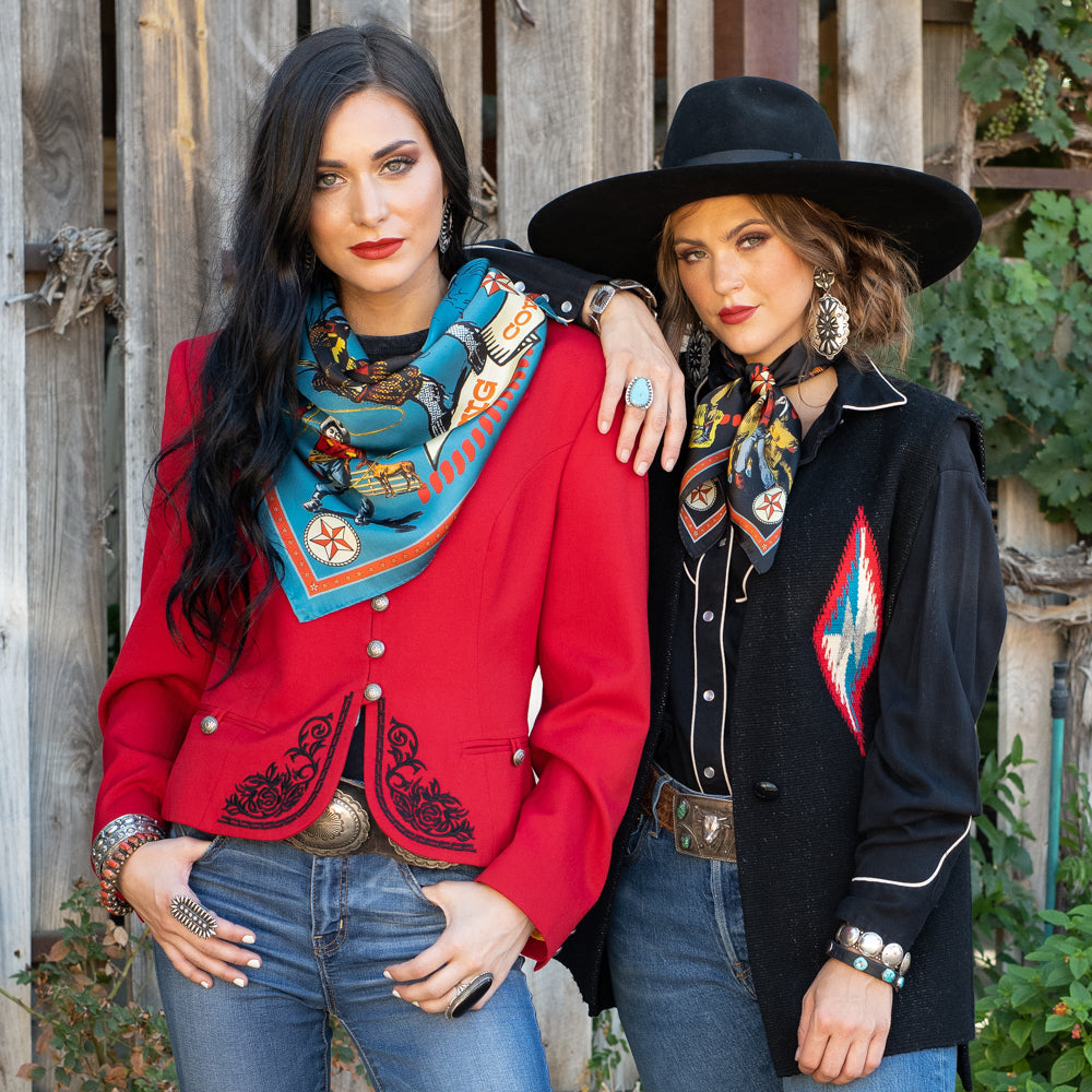 Fringe Star of the West Shorty Scarf