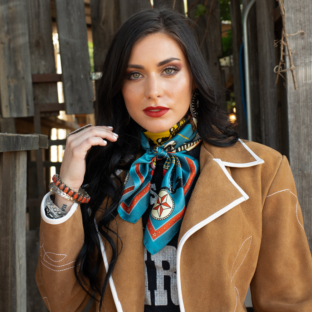 Fringe Star of the West Shorty Scarf