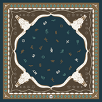 Fringe Hooked Silk Scarf shop at boltranchstore.com western accessories