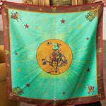 Fringe Mint Silk Scarf shop at boltranchstore.com western accessories