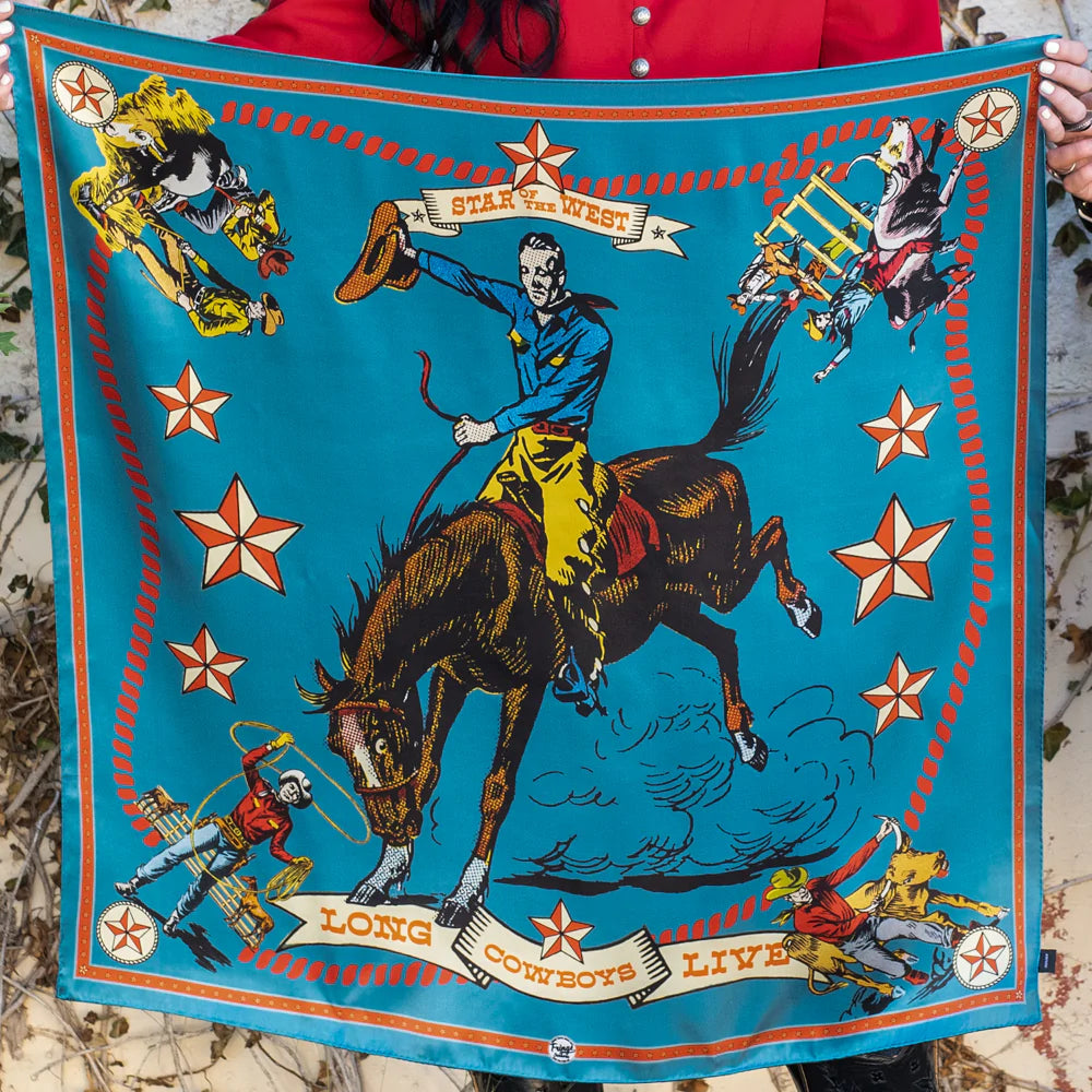 Fringe Star of the West Shorty Scarf shop at boltranchstore.com western accessories