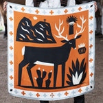 Fringe West Texas Buck Silk Scarf shop at boltranchstore.com western accessories