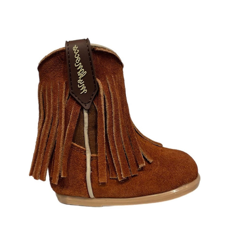 MishMoccs 1 Layer Fringe Baby Bootie FREE SHIPPING. at boltranchstore.com
