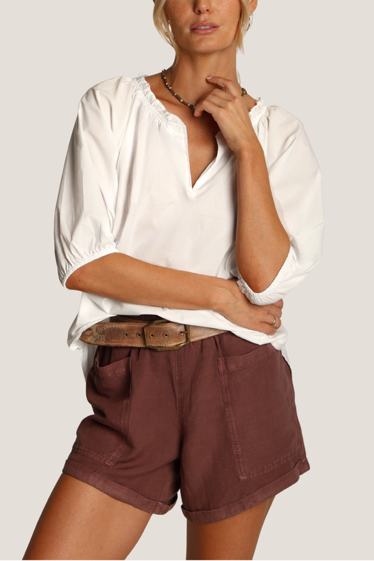 Dylan Jolie Blouse G5W46PS62 womens white summer top Boltranchstore.com free shipping popular viral timeless classic