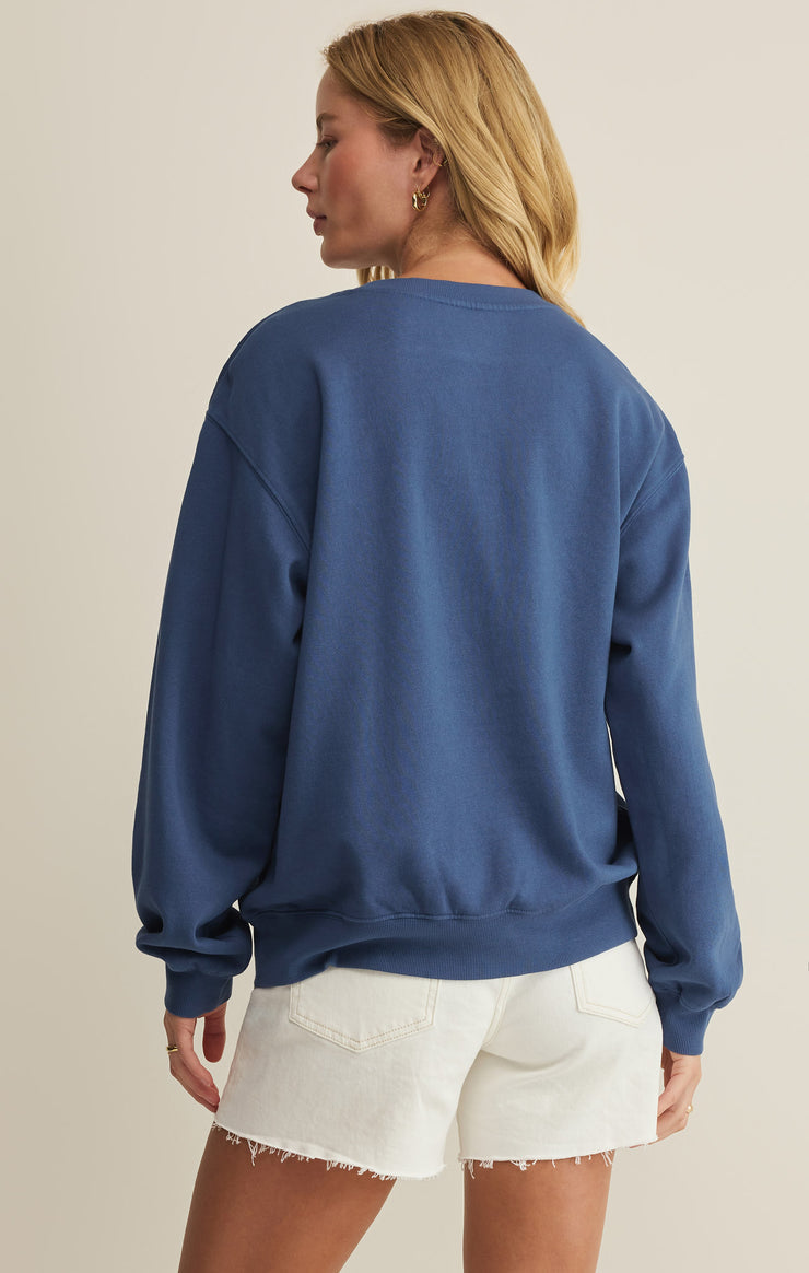 Z Supply Americana Boyfriend Sweatshirt