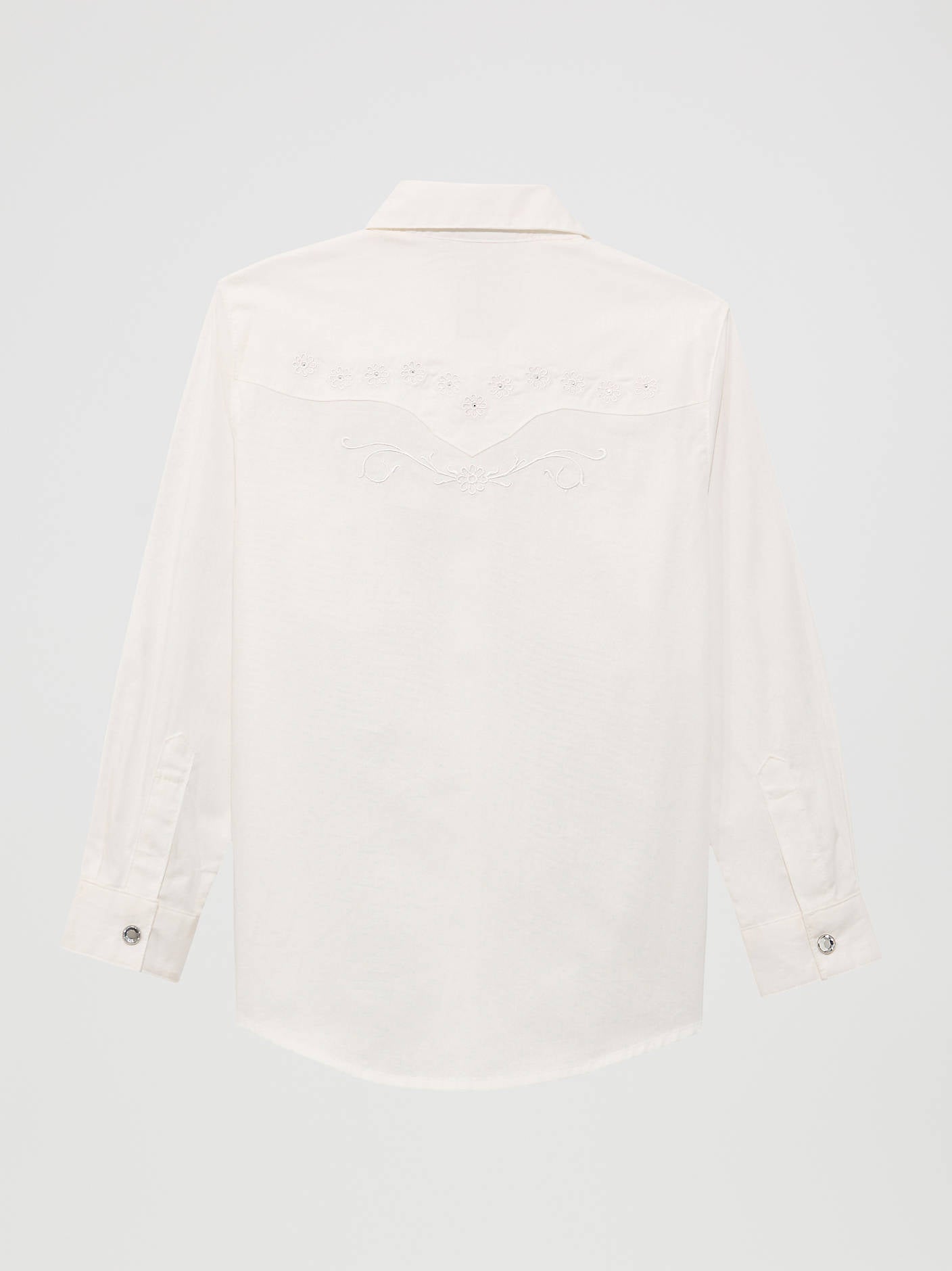 Wrangler Girls Shirt With Rhinestones Snaps