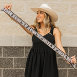 Fringe Scarves Game Day Twilly Down South Doily Black wrapped around the wrist with stacked bracelets Park City