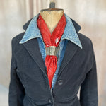 Fringe Slide Giddy Up slide back lays flat to keep it from spinning western fashion