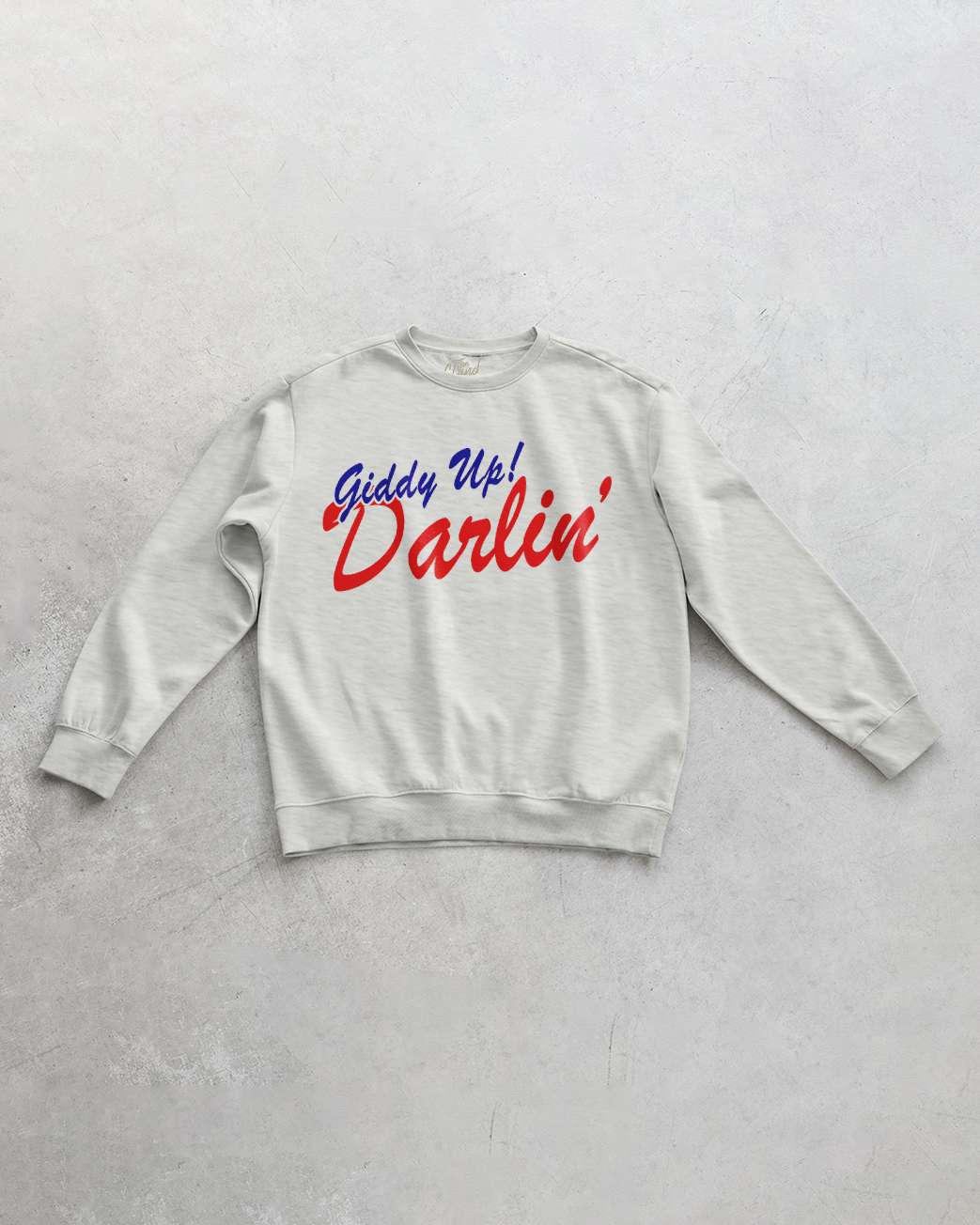 Giddy Up Darlin Oversized Sweatshirt womens sweatshirt crewneck summer rodeo concert free shipping Boltranchstore.com western wear
