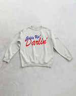 Giddy Up Darlin Oversized Sweatshirt womens sweatshirt crewneck summer rodeo concert free shipping Boltranchstore.com western wear
