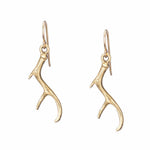 Gold Antler Dangle Earrings Bolt ranch store