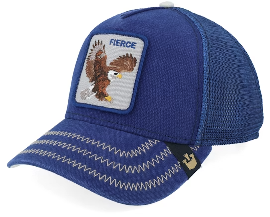Goorin Bros Bird of Prey Hat eagle blue royal blue eagle goorin bros adjustable hat cap mens womens unisex buy now at bolt ranch store free shipping