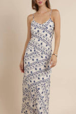 Great Springs Maxi Slip Dress womens casual summer spaghetti strap dress at Boltranchstore.com 