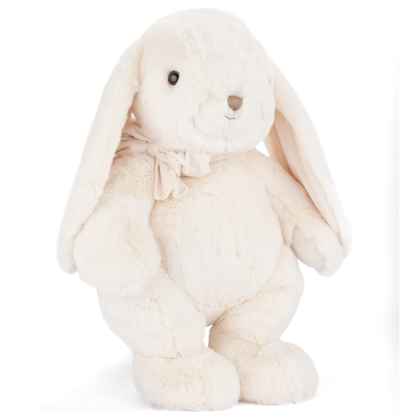 White plush bunny with a bow tie at boltranchstore.com