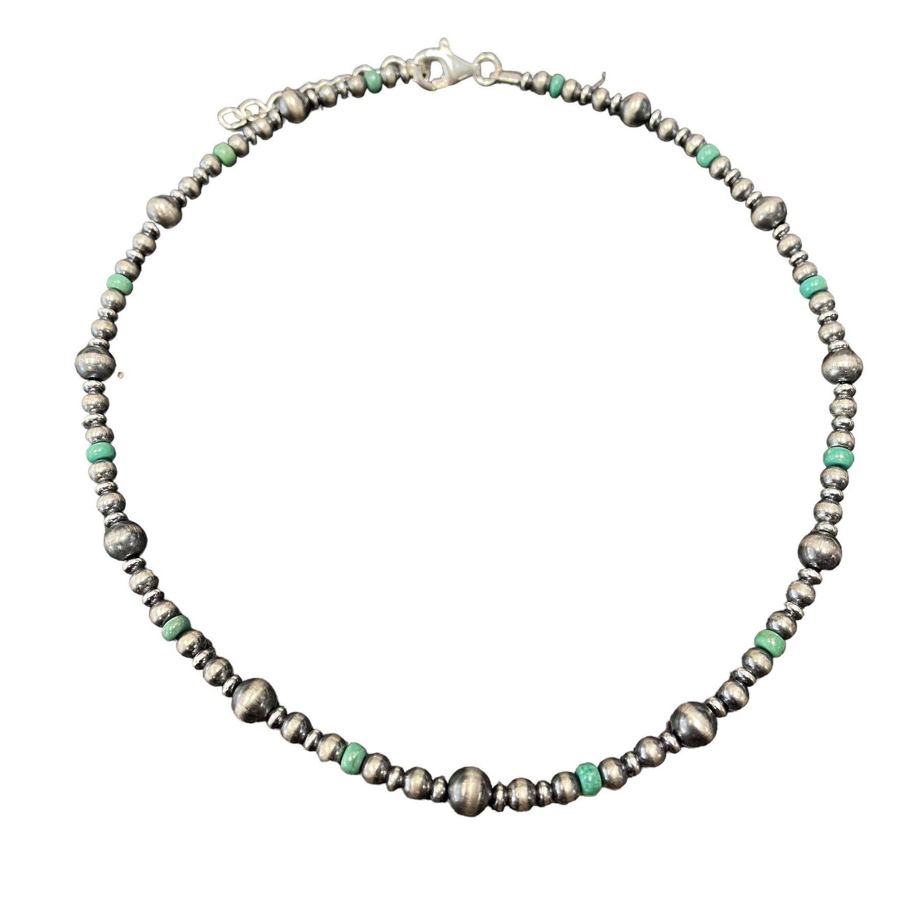 Green Turquoise Desert Pearl Necklace navajo pearls womens necklace boltranchstore.com