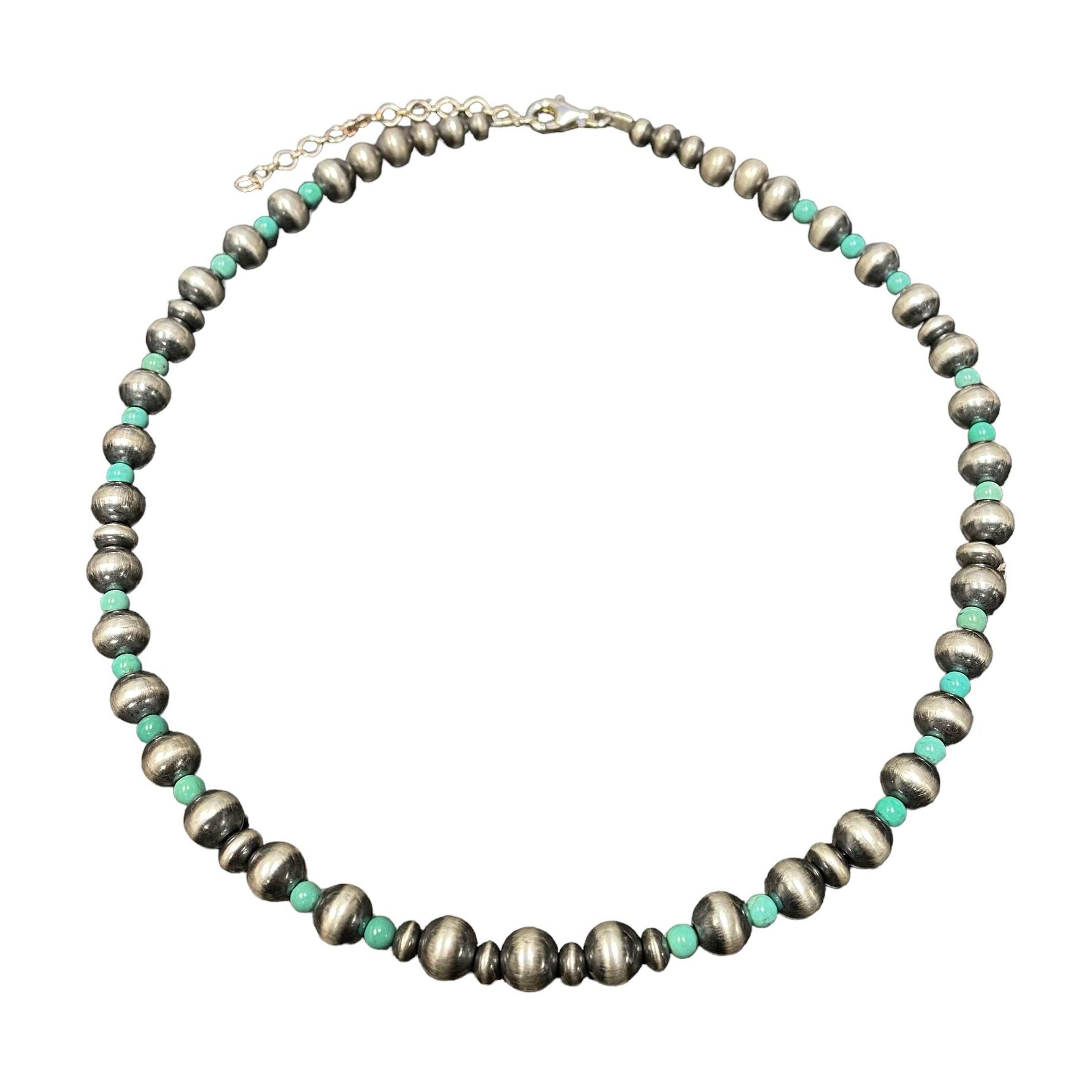 Grn Turquoise Desert Pearl Bead Necklace   buy at boltranchstore.com  native american