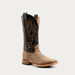 Hyer Mens Axtell Tan Cowboy Boots western cowboy boots square toe Bolt ranch store 