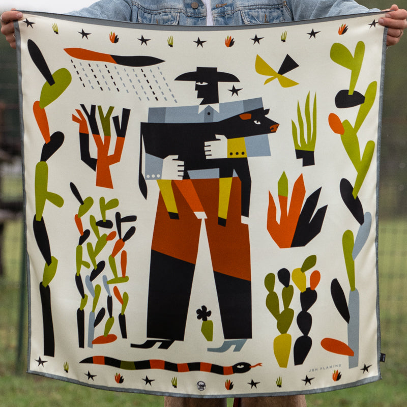 Fringe Saviour Silk Scarf