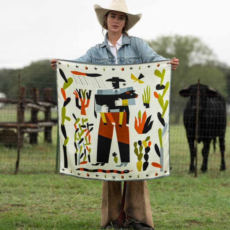 Fringe Saviour Silk Scarf