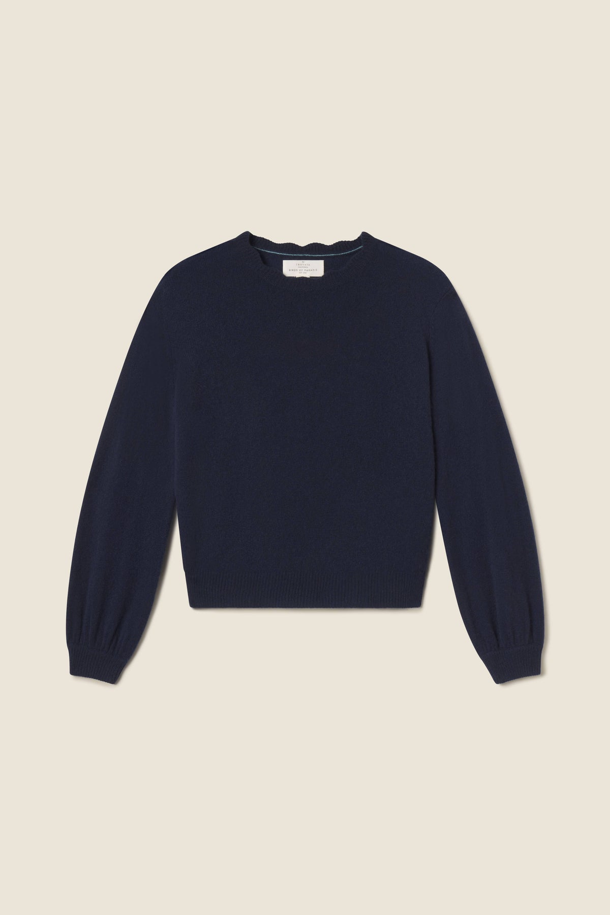 Trovata Kate Sweater Navy deep navy cashmere crewneck sweater womens western boutique Utah SKU CLASW152710