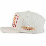 Sendero Bienvenidos Hat White adjustable plastic snap closure at the back for an easy fit ranch wear