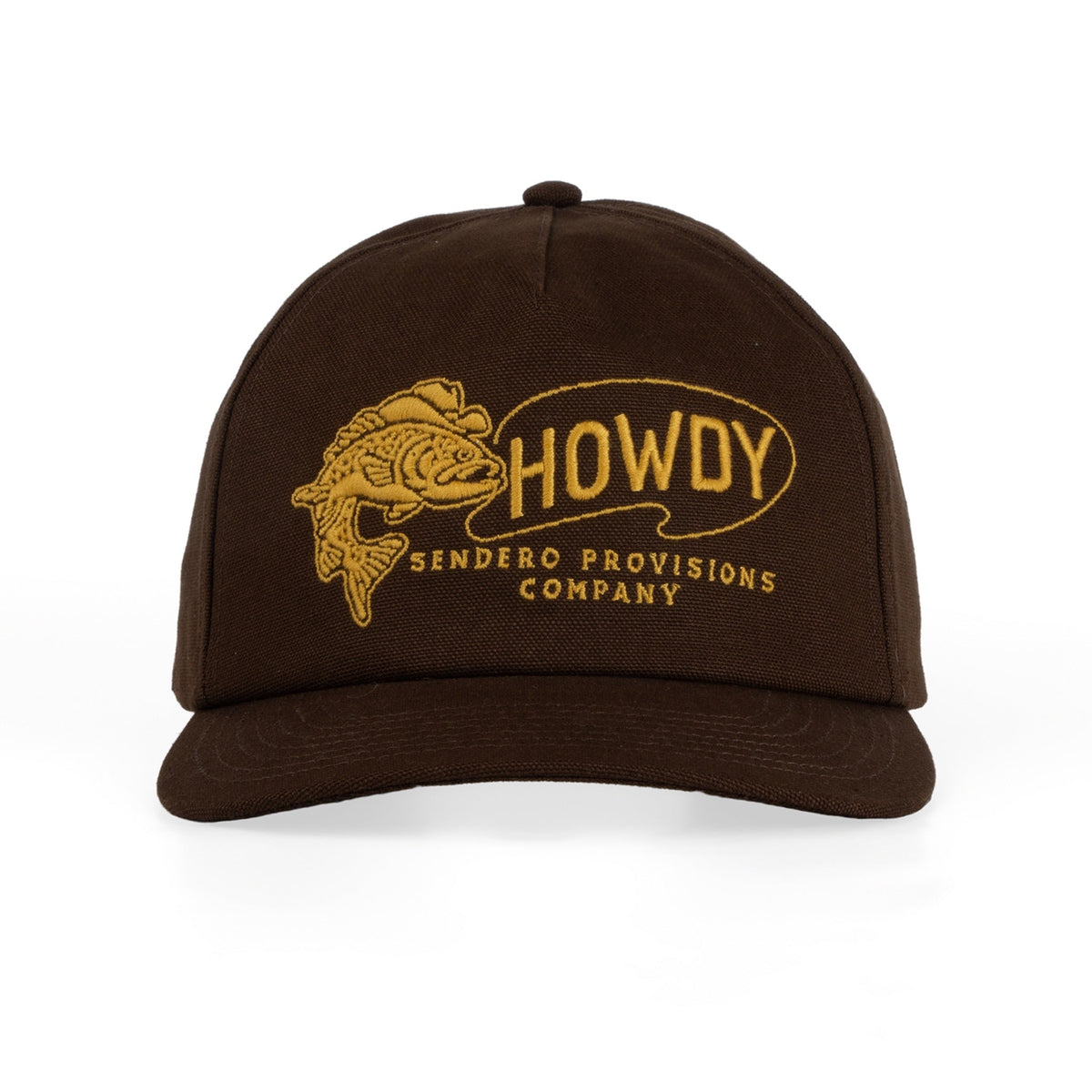 Sendero Troutlaw Hat Brown adjustable plastic snap closure at the back for an easy fit ranch wear