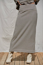 Hailee Knit Striped Pencil Maxi Skirt shop at boltranchstore.com free shipping