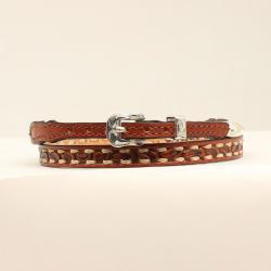 Tapered Embossed Laced Edge Hatband