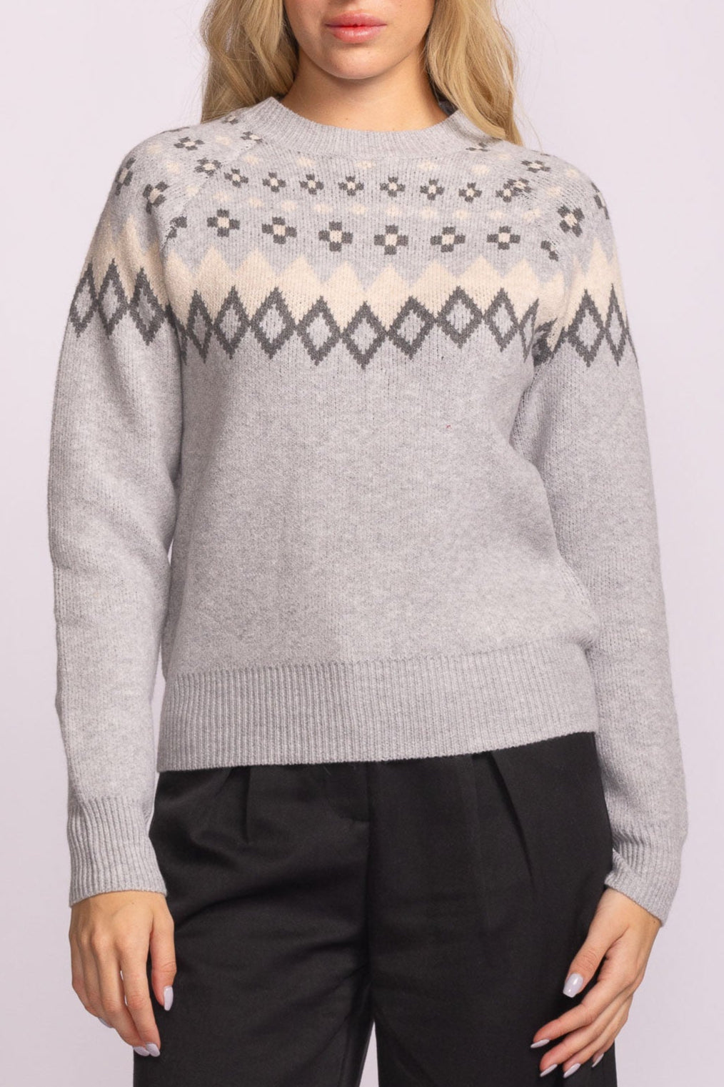 Haverford Sweater Pink Martini nordic womens sweater ballerina Park City Utah ski sweater Boltranchstore.com free shipping