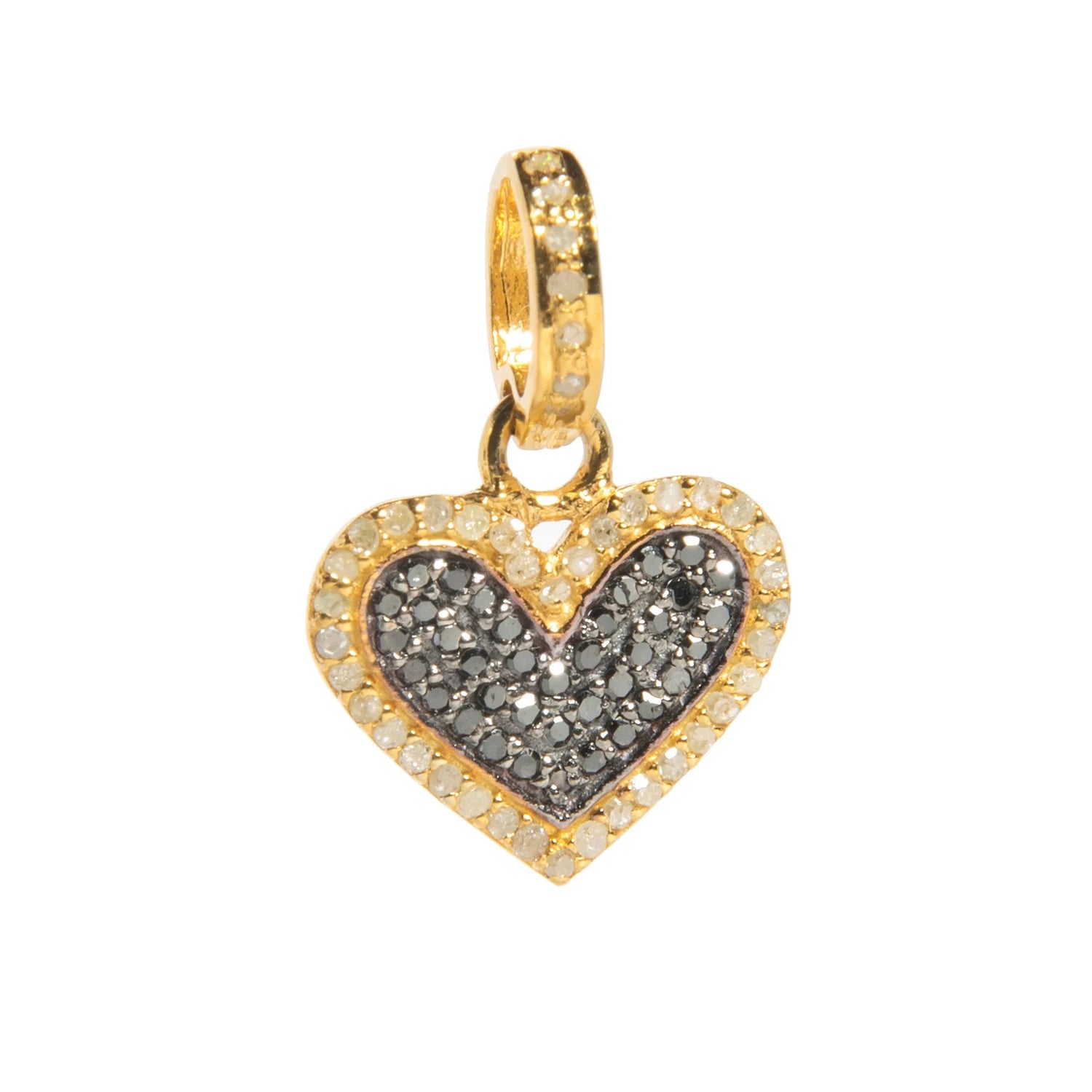 Makhala Heart Mixed Metal Charm free shipping at boltranchstore.com