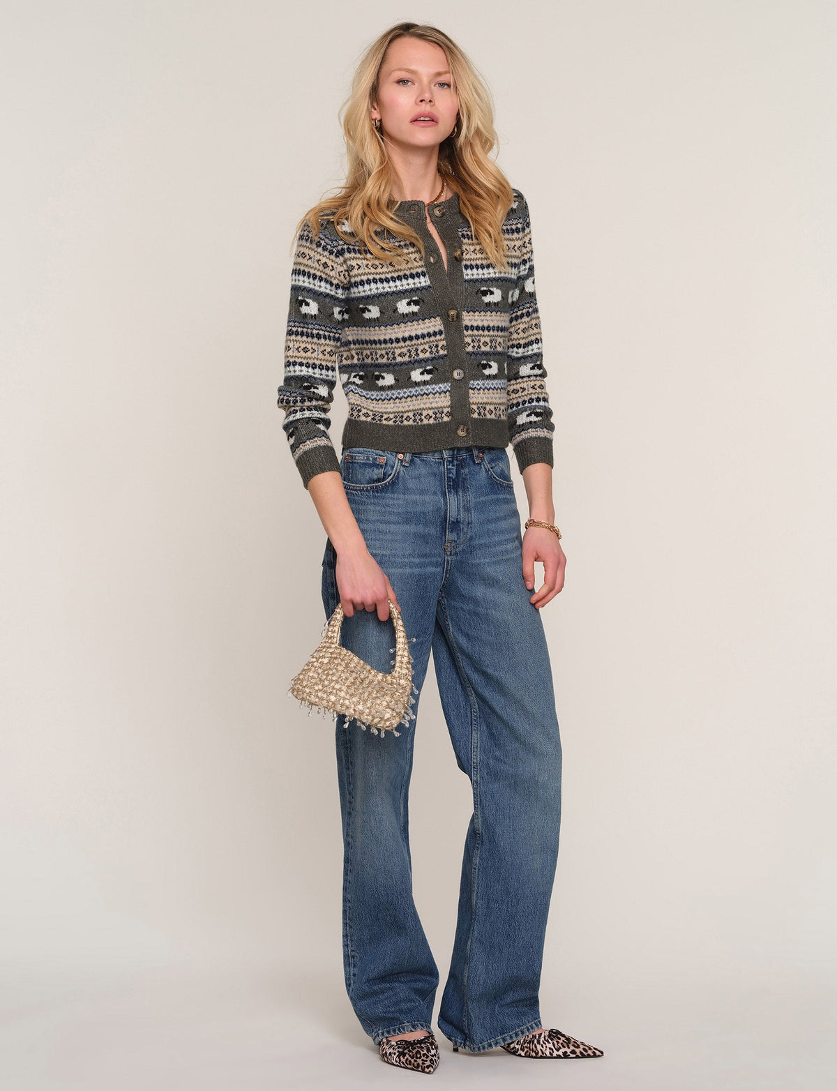 Heartloom Cole Cardi slim fit crew neck cardigan womens western clothing