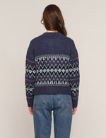 Heartloom Carlson Cardi Navy navy cardigan for cold weather western fashion Park City