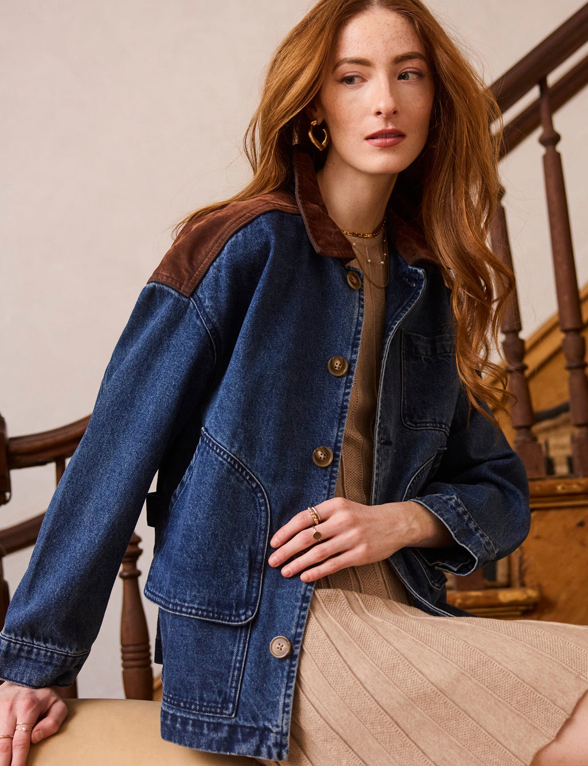 Heartloom Mirabel Jacket denim layer for rodeo weekends and everyday western fashion Park City