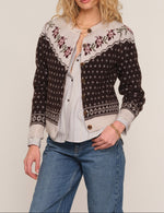 Heartloom Karisa Cardi crew neck button front cardigan in a relaxed fit womens western clothing