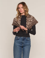 Heartloom Lummie Scarf Mink mink soft wool knit scarf womens western boutique Utah SKU 267XP1B
