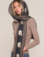 Heartloom Doria Scarf built in hood for extra warmth western clothing