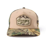Mens western clothing rodeo Utah High Country Snapback Tan Camo SKU MHH26HIGHCCAMO Boltranchstore.com free shipping