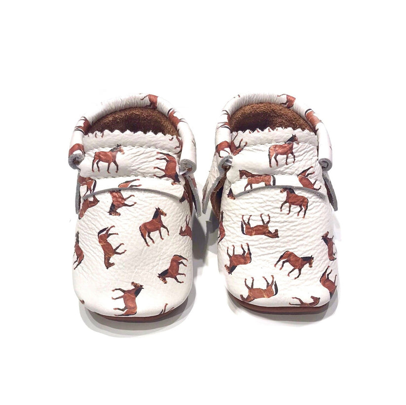 Saddle Up Horse Infant Moccs