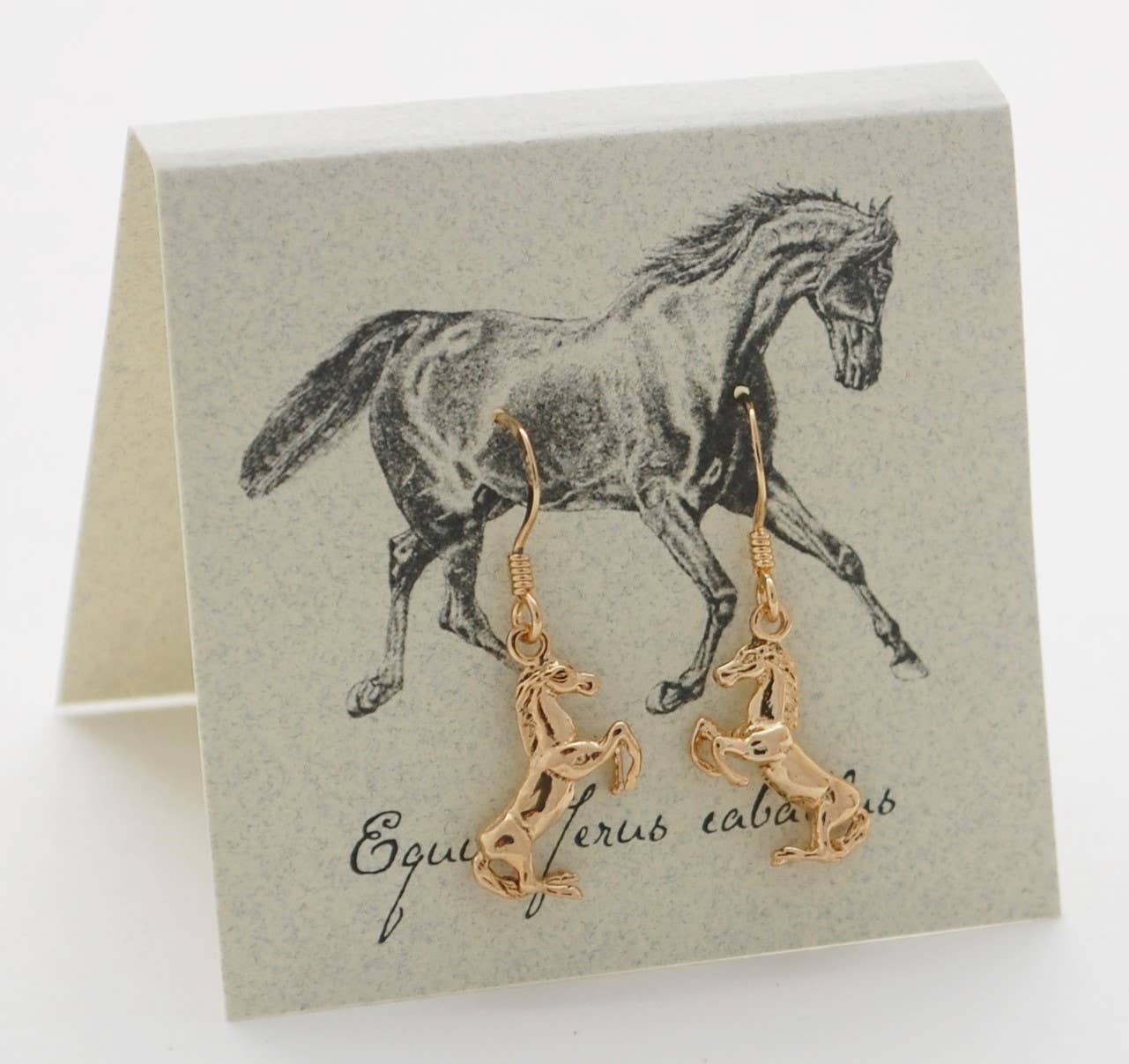 Horse Dangle  Earrings gold@boltranchstore.com