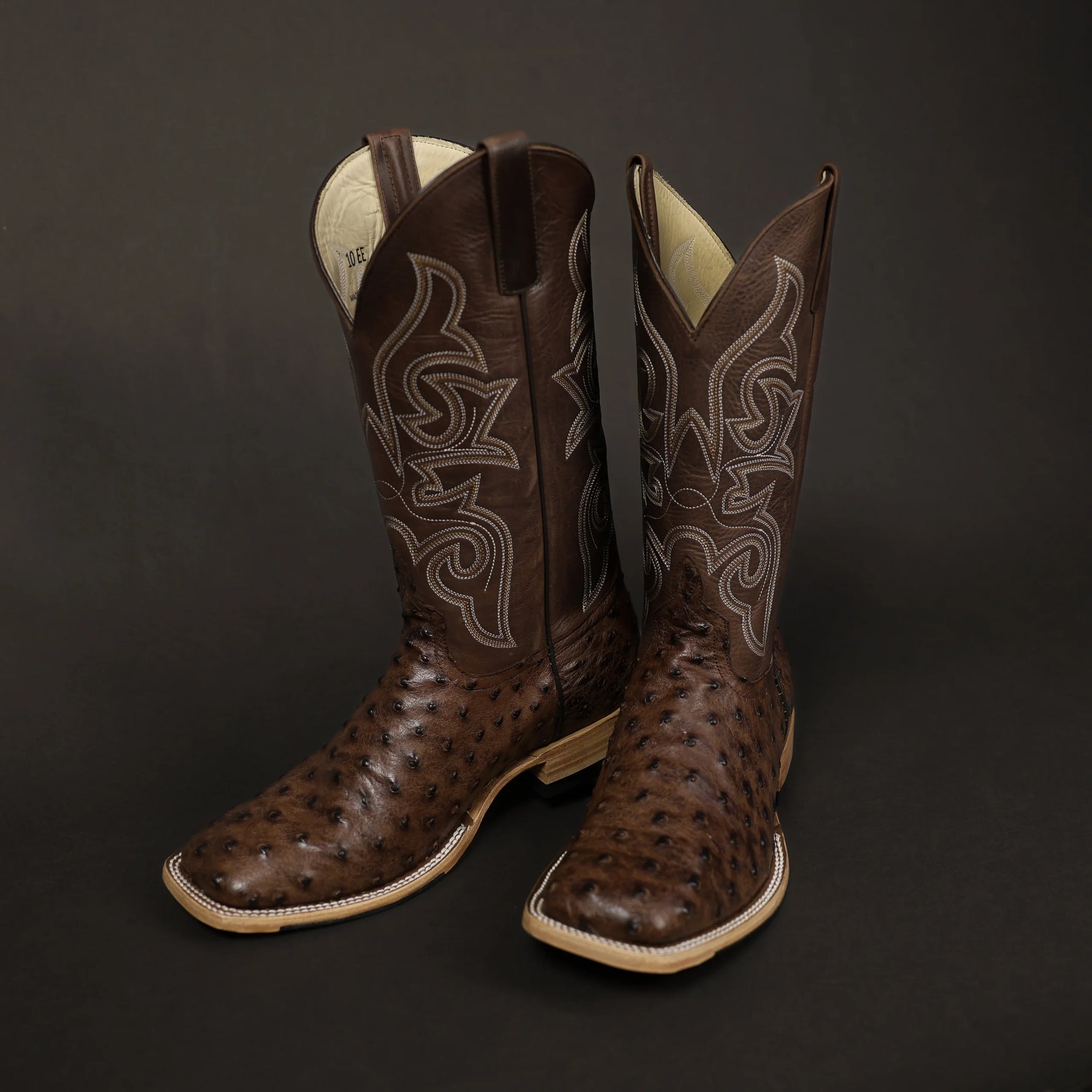 Horse Power Kango Tobacco FQ Ostrich Mens Boot available at boltranchstore.com